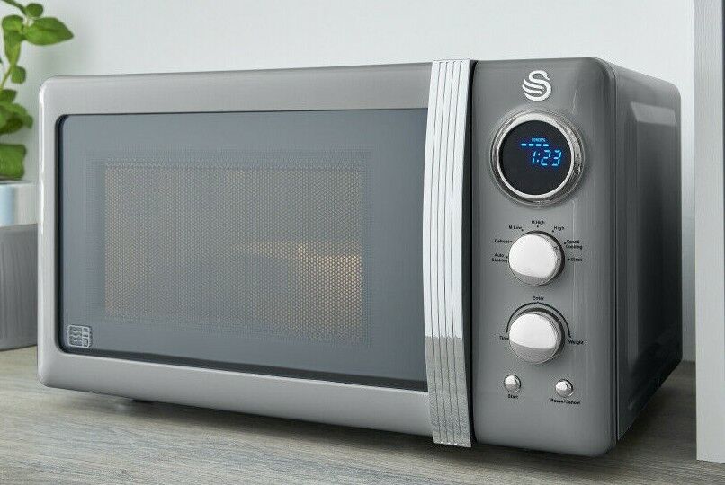 Retro 20L 800W Microwave Cream v3