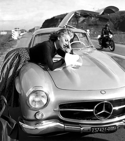 Mercedes-Benz 300SL-Press Photo from the 50s