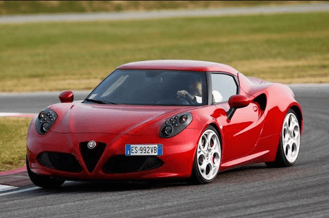 Alfa Romeo 4C Press photo Car is being tested on the Fiorano track.
