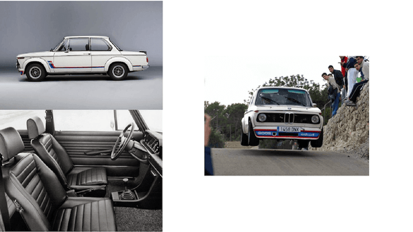 1973 BMW 2002 turbo collage