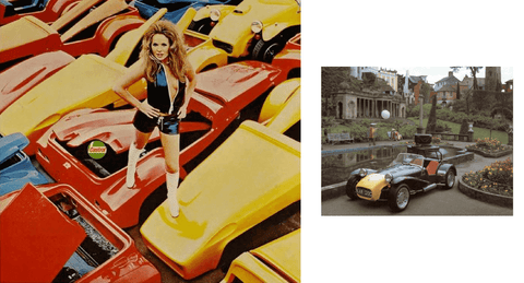 Lotus 7 in the 70s pop culture