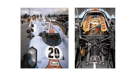 Steve Mcqueen driving the Porsche 917