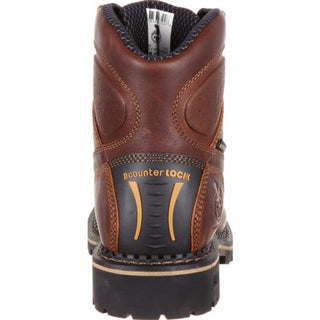 low heel logger boot