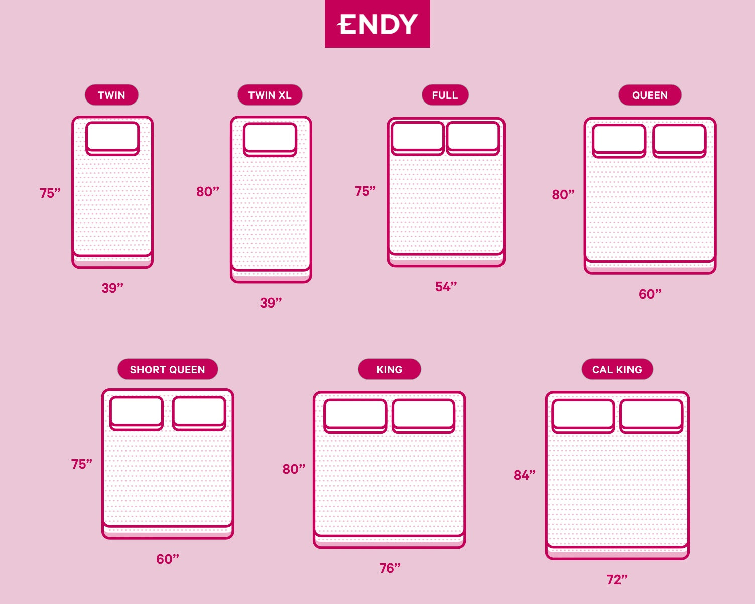 mattress sizes in portugal