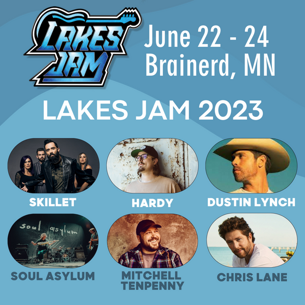 Lake Jam Concert Promotional Banner - Brainerd, MN, June 22-24