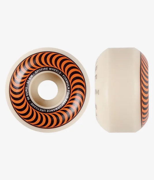 RUOTE SKATEBOARD SPITFIRE CLASSICS ORANGE F4 101D 53MM