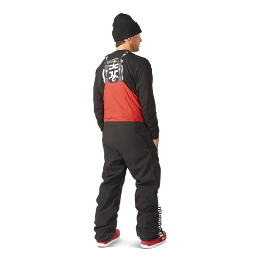 THIRTY TWO - SPRING BREAK X POWDER BIB - RED/BLACK