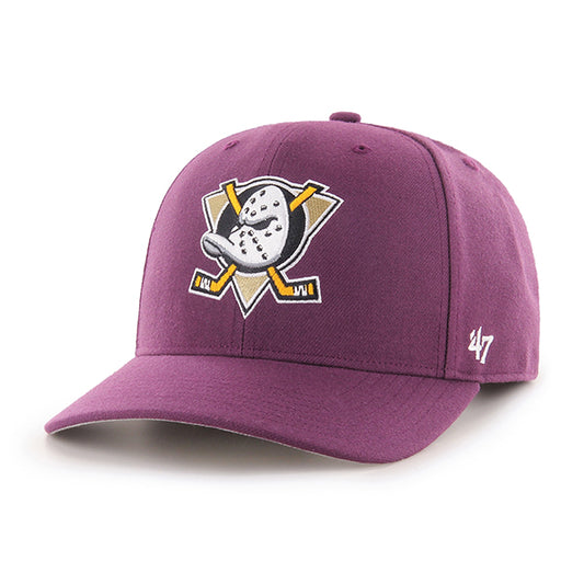 47 - Cappellino Cold Zone MVP DP Anaheim Ducks - plum