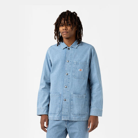 DICKIES - DENIM CHORE COAT LIGHT WASH