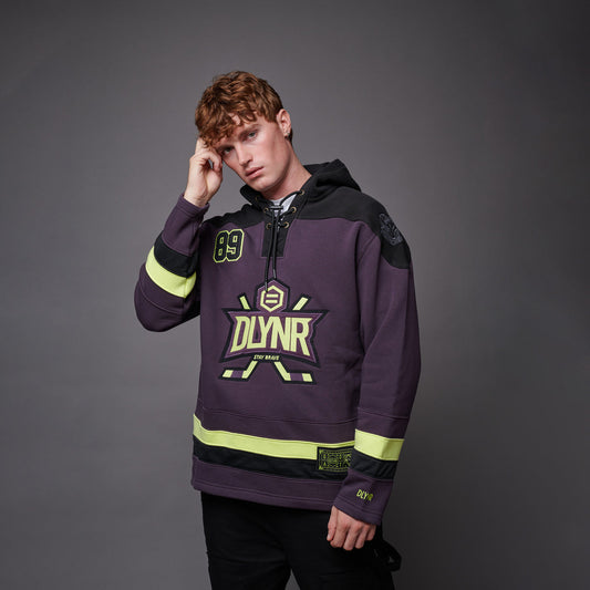 DOLLY NOIRE GOAT Hockey Hoodie Purple