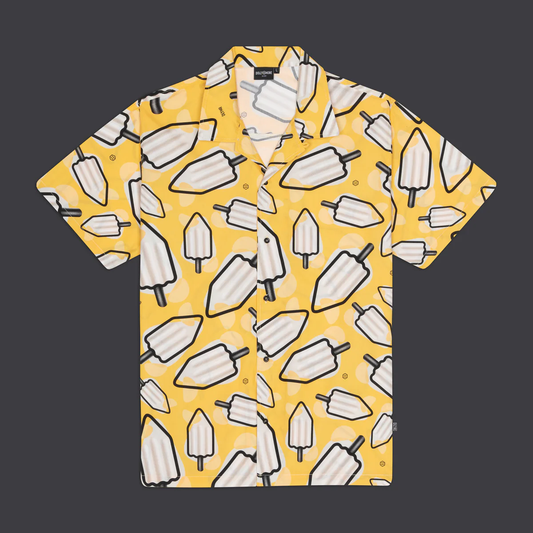 DOLLY NOIRE MAMBO Pattern al Limone Bowling Shirt