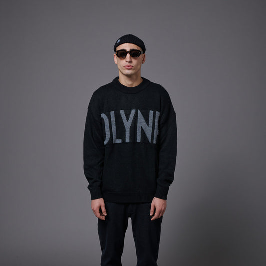 DOLLY NOIRE - LOGO SWEATER BLACK