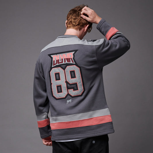 DOLLY NOIRE - GOAT Hockey Crewneck Grey