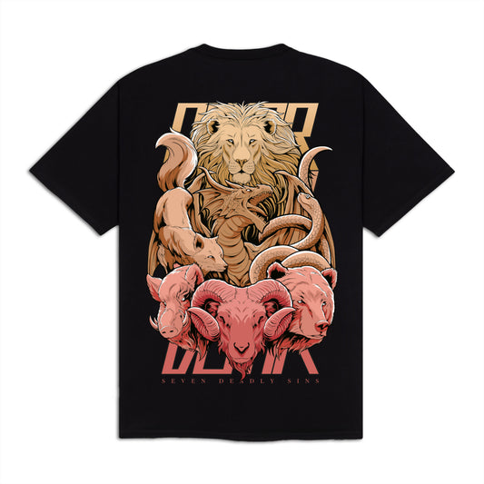 DOLLY NOIRE - 7 Deadly Sins Tee Black