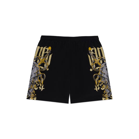 DOLLY NOIRE - Desert Skull Swimshorts Black