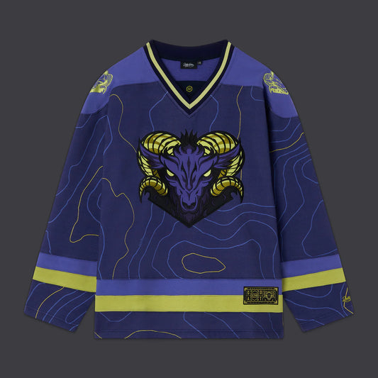 DOLLY NOIRE - GOAT Dune Hockey Crewneck Blue