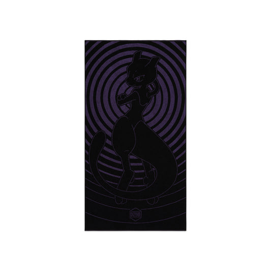 DOLLY NOIRE - MewTwo Beach Towel Black