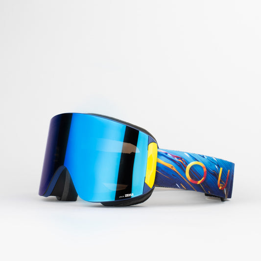 OUT OF - Maschera da Snowboard_Katana Atmosphere Blue MCI Bonus Storm