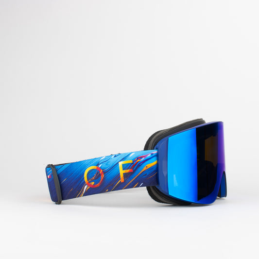 OUT OF - Maschera da Snowboard_Katana Atmosphere Blue MCI Bonus Storm