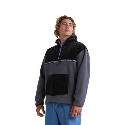 QUIKSILVER - Fleece Flaming Sot Zip Hoody - phantom