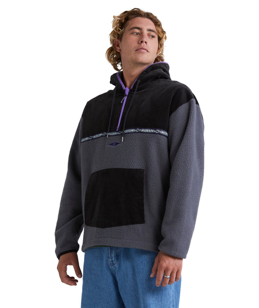 QUIKSILVER Fleece Flaming Sot Zip Hoody - phantom