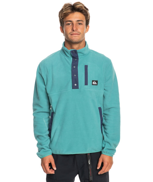 QUIKSILVER QS Fleece No Destination 2 Half Snap - brittany blue