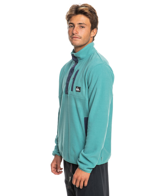 QUIKSILVER QS Fleece No Destination 2 Half Snap - brittany blue