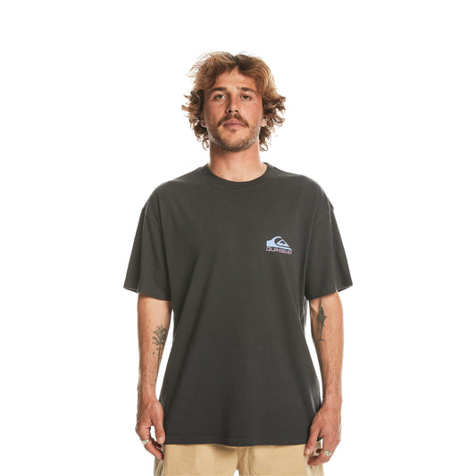 QUIKSILVER - T-shirt Take Us Back Logo SS - tarmac