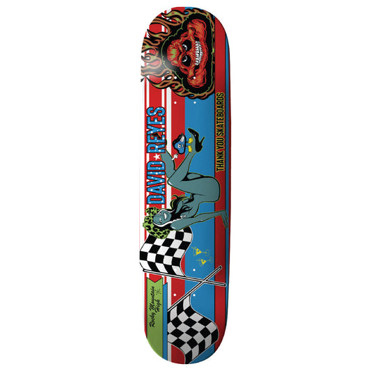 TAVOLA SKATEBOARD THANK YOU DAVID REYES AMERICAN MADE 8.25"