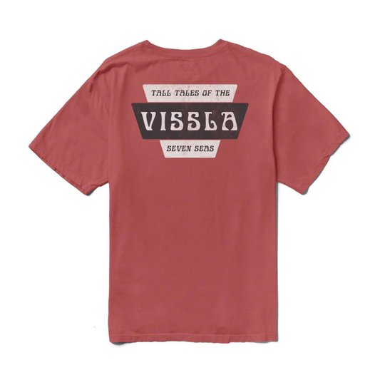 VISSLA - Stacks Premium PKT Tee-BRK