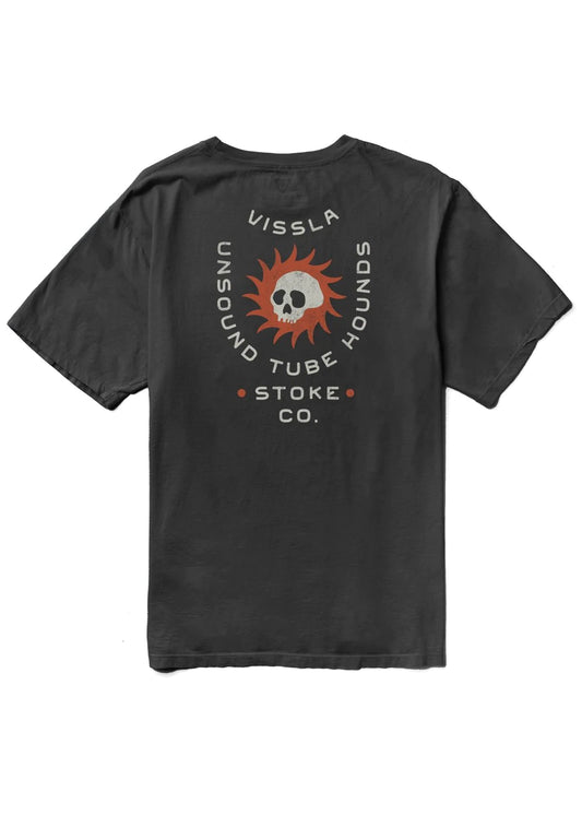 VISSLA - TUBE HOUNDS ORGANIC TEE M4223TUB-PHA-Phantom