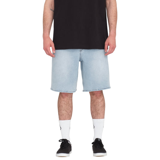 VOLCOM - BILLOW DENIM SHORT - DESERT DIRT INDIGO