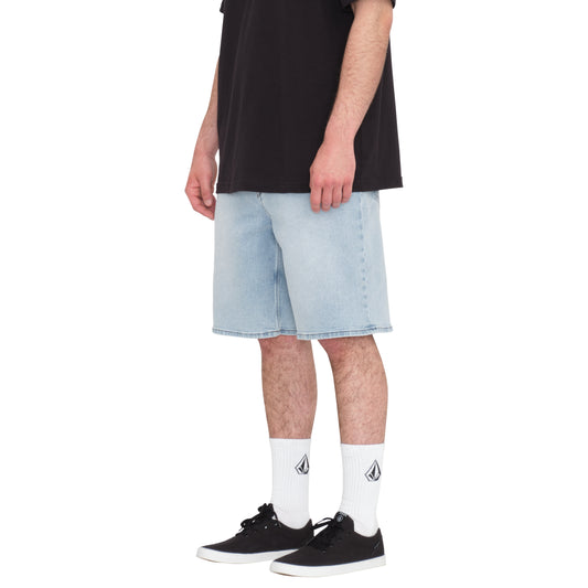 VOLCOM - BILLOW DENIM SHORT - DESERT DIRT INDIGO