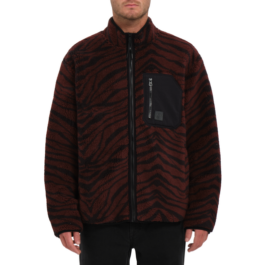 VOLCOM MUZZER FUZZAR ZIP	BCL	BITTER CHOCOLATE