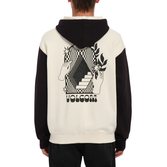 VOLCOM - WATANITE ZIP FLEECE - DIRTY WHITEw