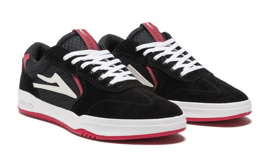 LAKAI SHOES - Atlantic Black-Red Suede