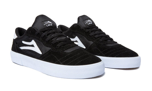 LAKAI SHOES - CAMBRIDGE BLACK/WHITE SUEDE