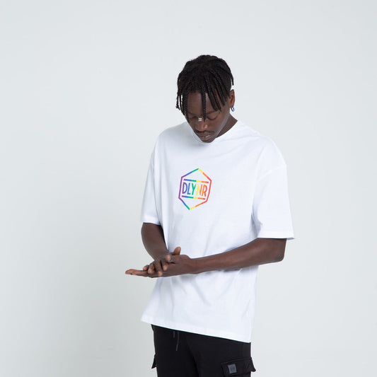 Rainbow DLYNR Logo Over Tee DOLLY NOIRE