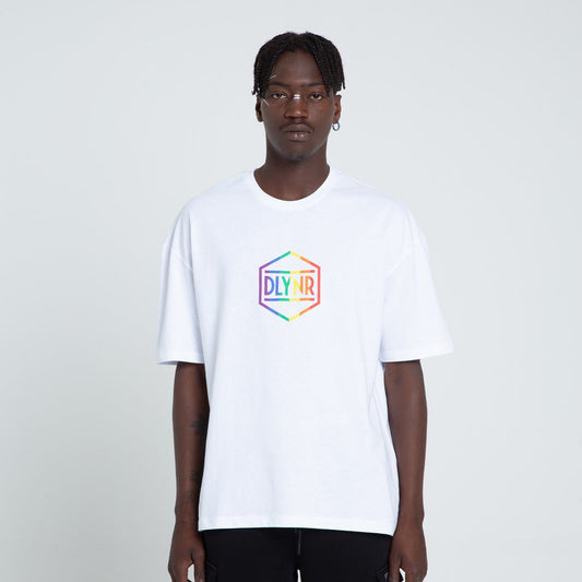 Rainbow DLYNR Logo Over Tee DOLLY NOIRE