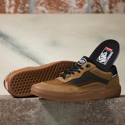 VANS SKATEBOARDING SHOES WAYVEE - TOBACCO BROWN