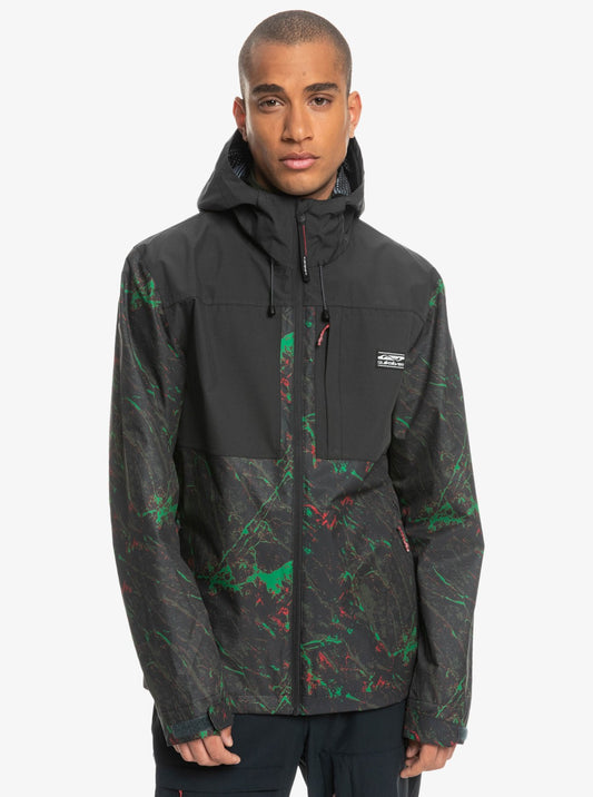 QUIKSILVER Lizard Heads - Giacca impermeabile da Uomo