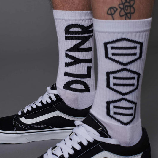 dolly noire Triple Logo Socks White