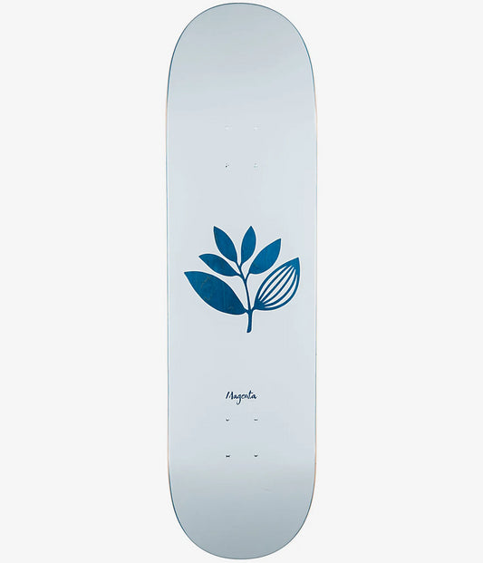 MAGENTA TEAM WOOD PLANT 7.75" TAVOLA DA SKATEBOARD (WHITE)