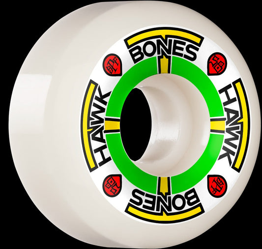 BONES - WHEELS PRO SPF SKATEBOARD WHEELS HAWK T-BONE II 58MM P5 SIDECUT 84B 4PK