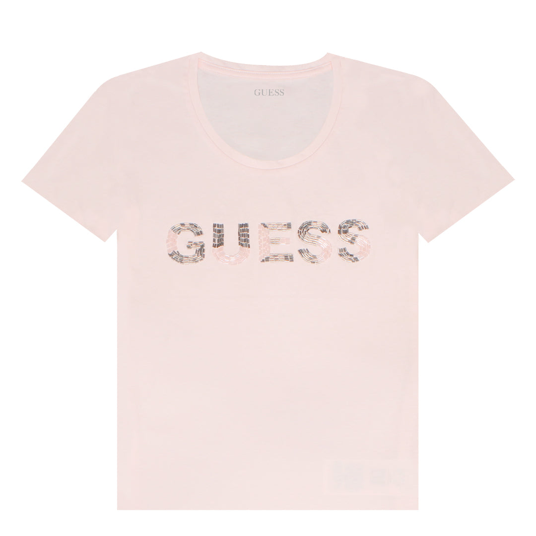 Guess pink clearance t shirt