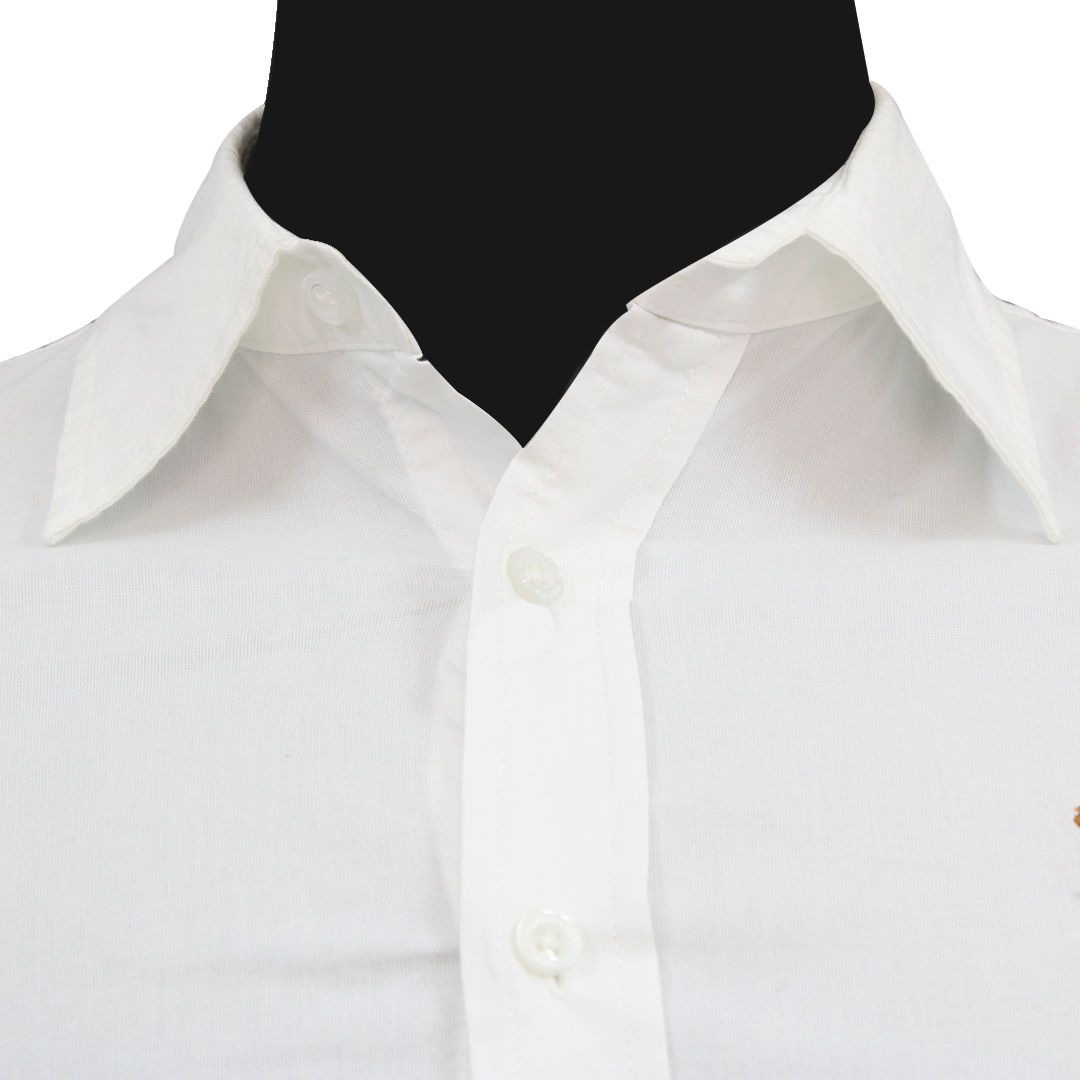 Ralph Lauren Polo The Iconic Slim Fit White Oxford Shirt – 3alababak