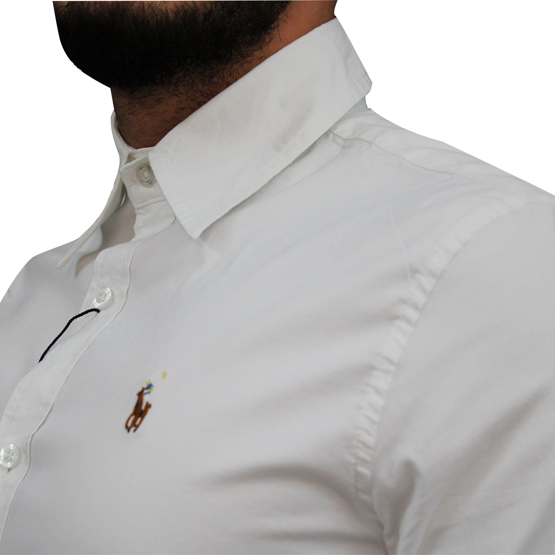 Ralph Lauren Polo The Iconic Slim Fit White Oxford Shirt – 3alababak