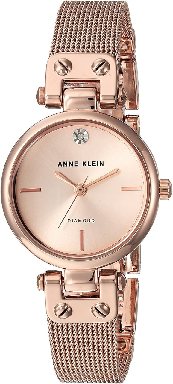 ANNE KLEIN Watches Thailand - Anne Klein Women's AK/3278 Diamond-Accented  Bracelet Watch🕰