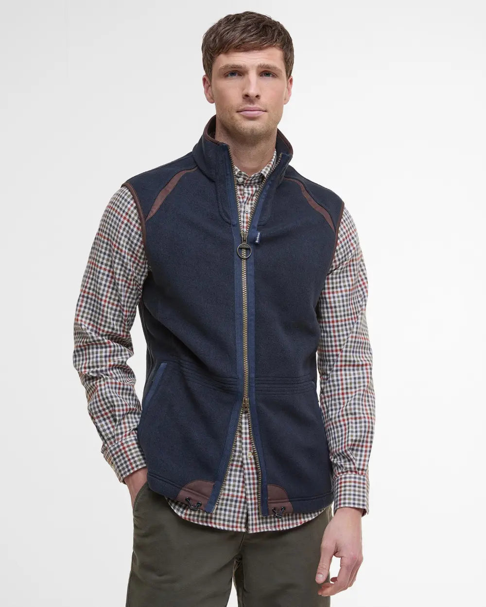 Barbour Langdale Fleece Gilet in Navy