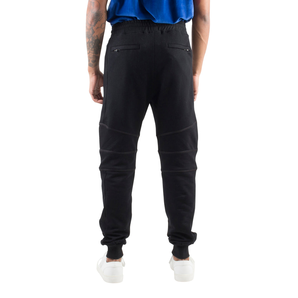 black moto joggers